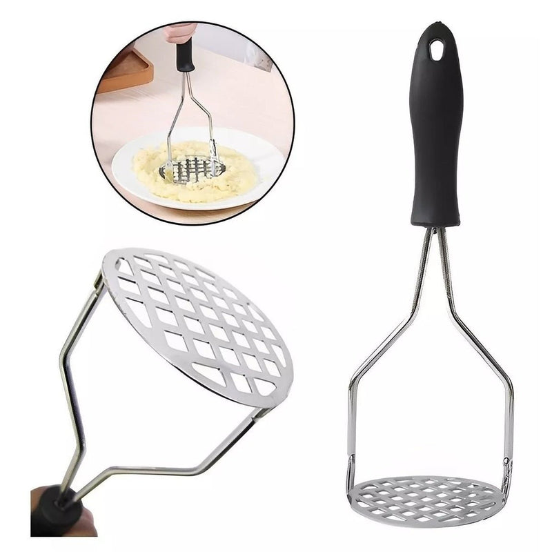 Amassador Espremedor De Batatas Purê Inox - QmaraShop