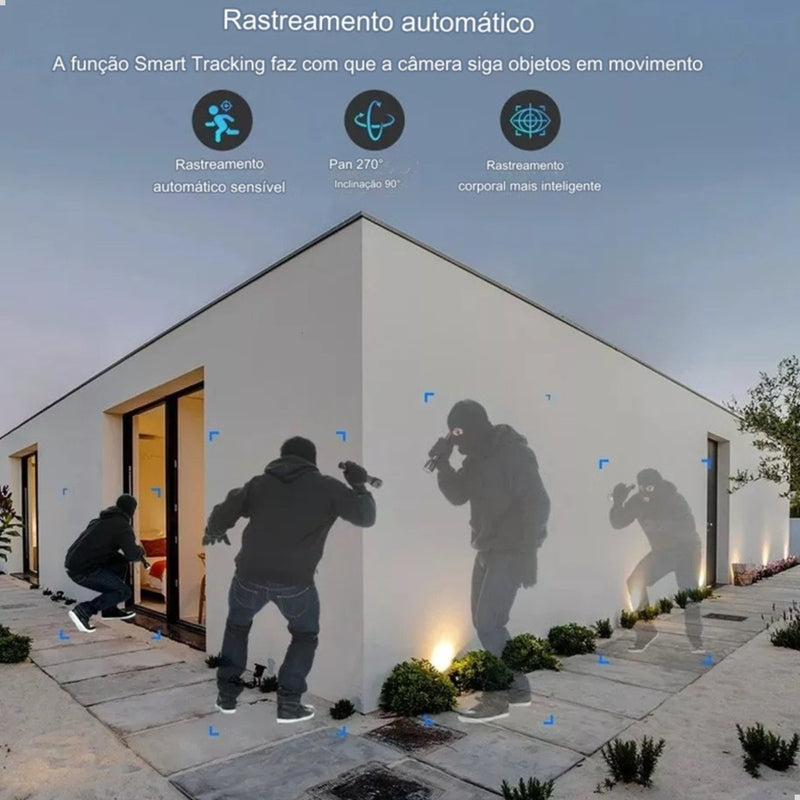 Câmera IP Externa Wifi Dupla 2 Em 1 Visão Noturna Yoosee - QmaraShop
