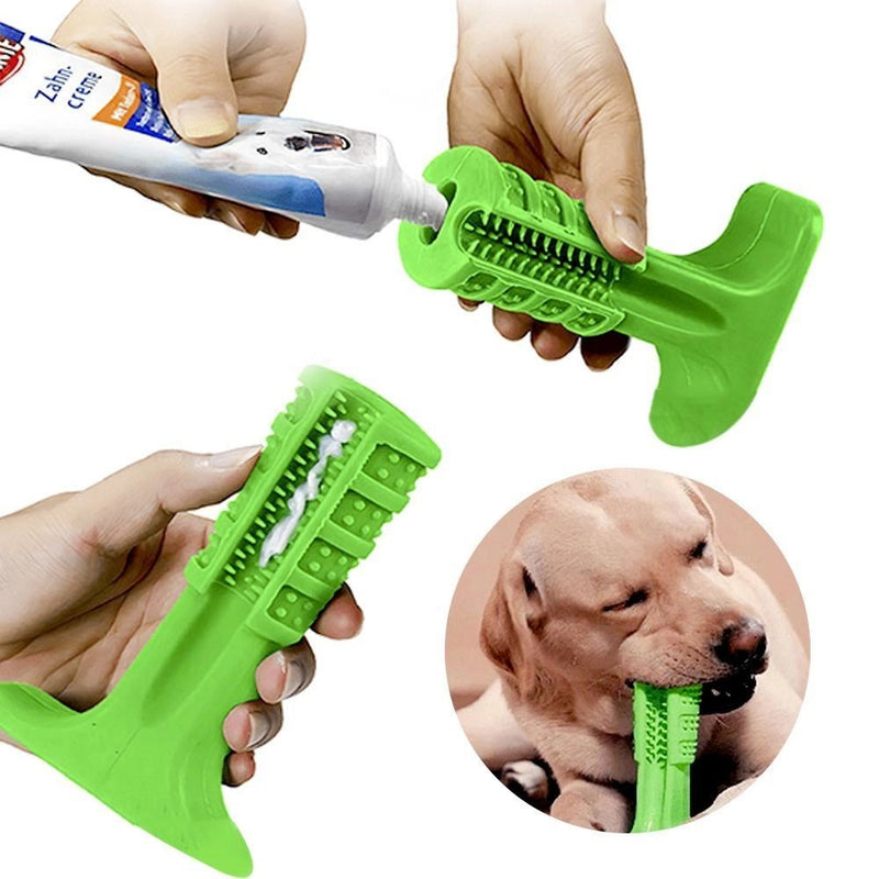 Escova de Dente Para Cachorro - Mordedor e Massageador - Pequeno - QmaraShop