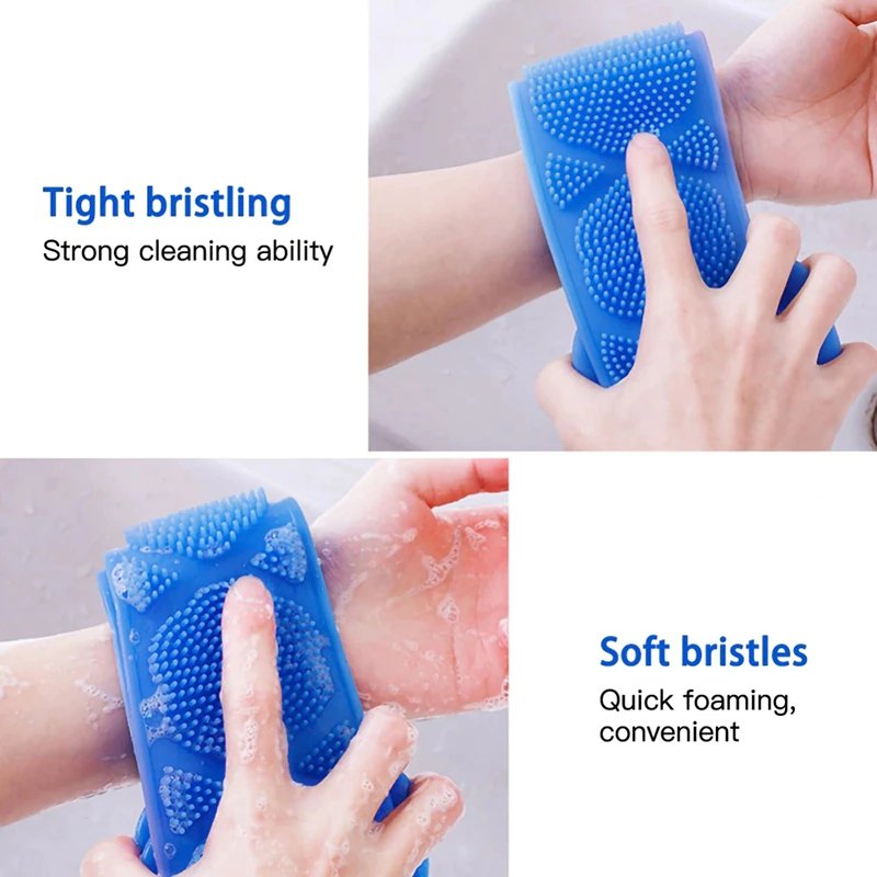 Esfregão de Banho de Silicone Massageador P/ Costas - QmaraShop