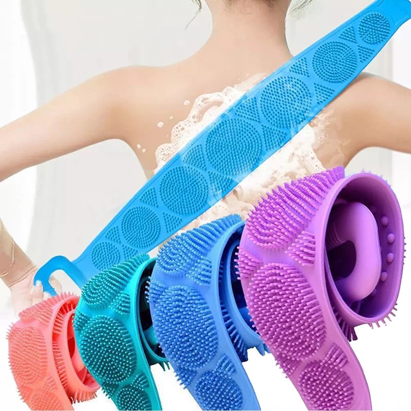 Esfregão de Banho de Silicone Massageador P/ Costas - QmaraShop