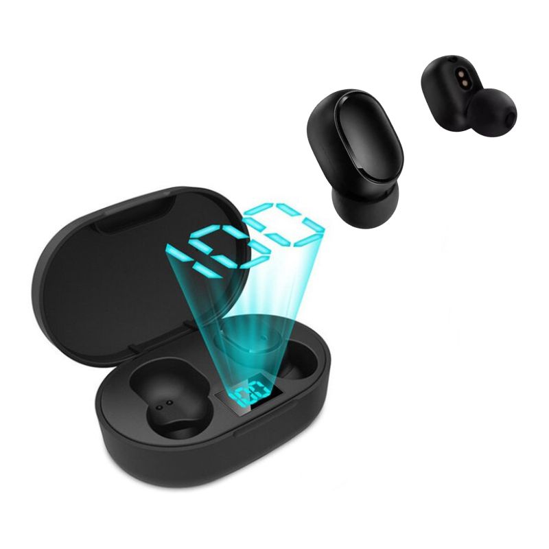 Fone de Ouvido Sem Fio TWS Bluetooth 5.0 - Cor Preto - QmaraShop