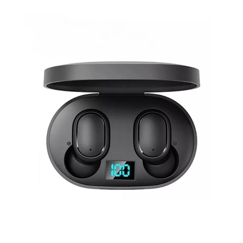 Fone de Ouvido Sem Fio TWS Bluetooth 5.0 - Cor Preto - QmaraShop