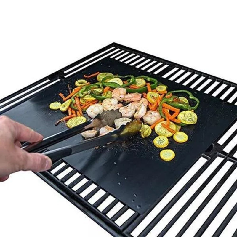 Manta Grill Tapete Churrasqueira Grelha Teflon Antiaderente - QmaraShop