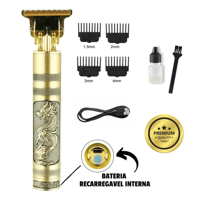 Máquina de Barbear e Cortar Cabelo Profissional Usb - QmaraShop