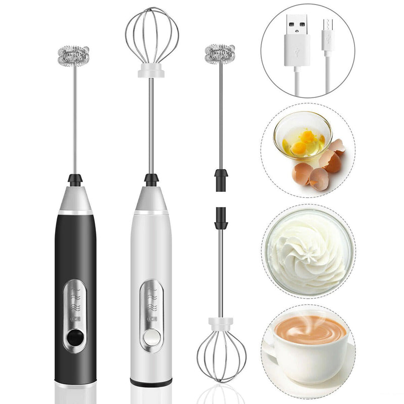 Misturador Bebidas Ovos Mini Mixer Fuê Portátil Elétrico Recarregável - QmaraShop