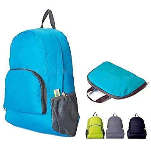 Mochila De Nylon Dobrável Impermeável Esportiva Escolar 25L - QmaraShop