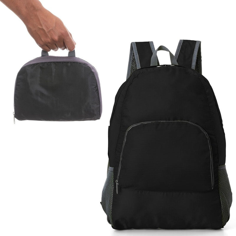 Mochila De Nylon Dobrável Impermeável Esportiva Escolar 25L - QmaraShop