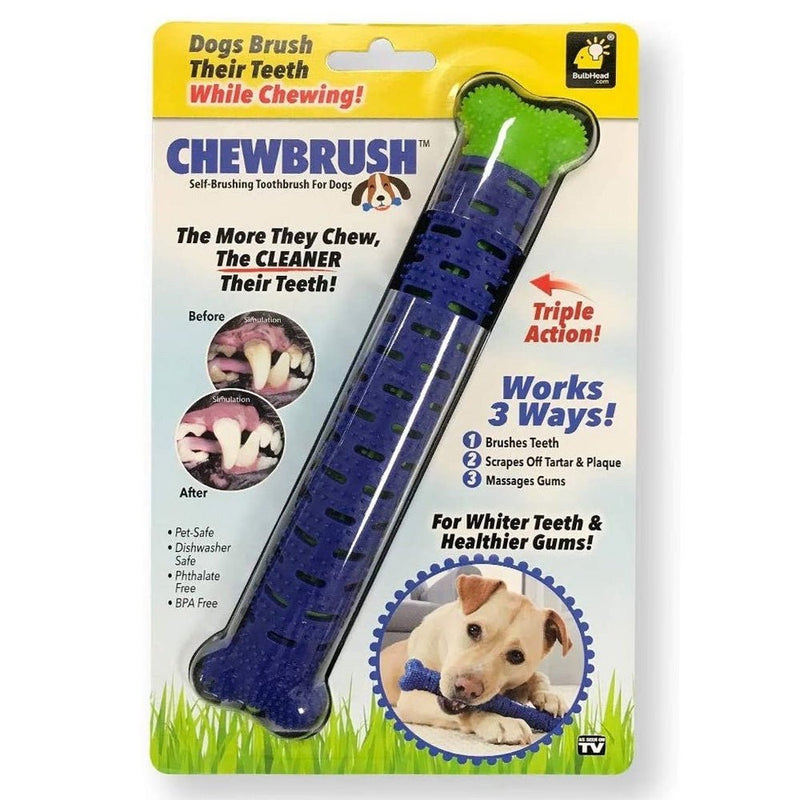 Mordedor Osso Removedor de Tártaros Para Cães - Chewbrush - QmaraShop