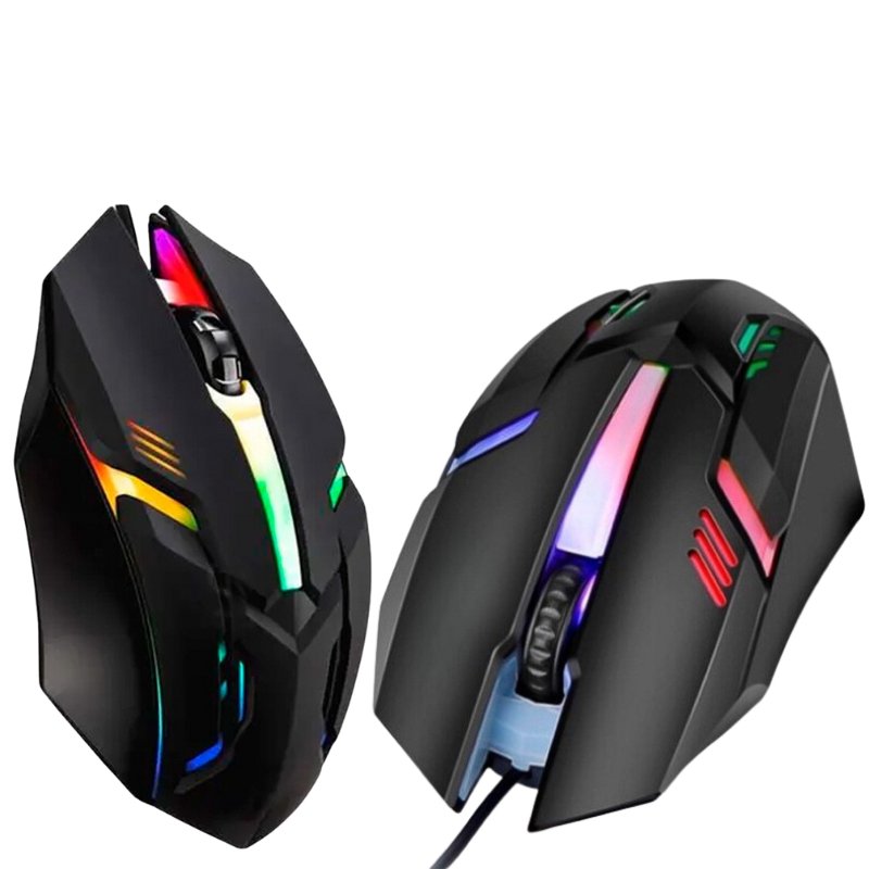 Mouse Gamer USB Led Rgb 1200DPI - MS - 62 - QmaraShop