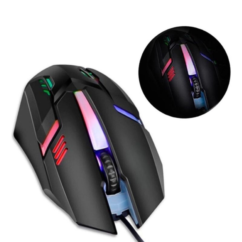 Mouse Gamer USB Led Rgb 1200DPI - MS - 62 - QmaraShop