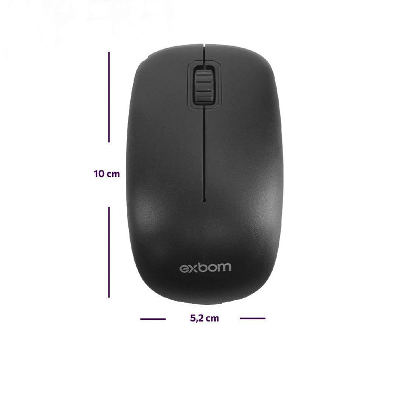 Mouse Wireless Sem Fio USB 2.4ghz MS - S22 - QmaraShop