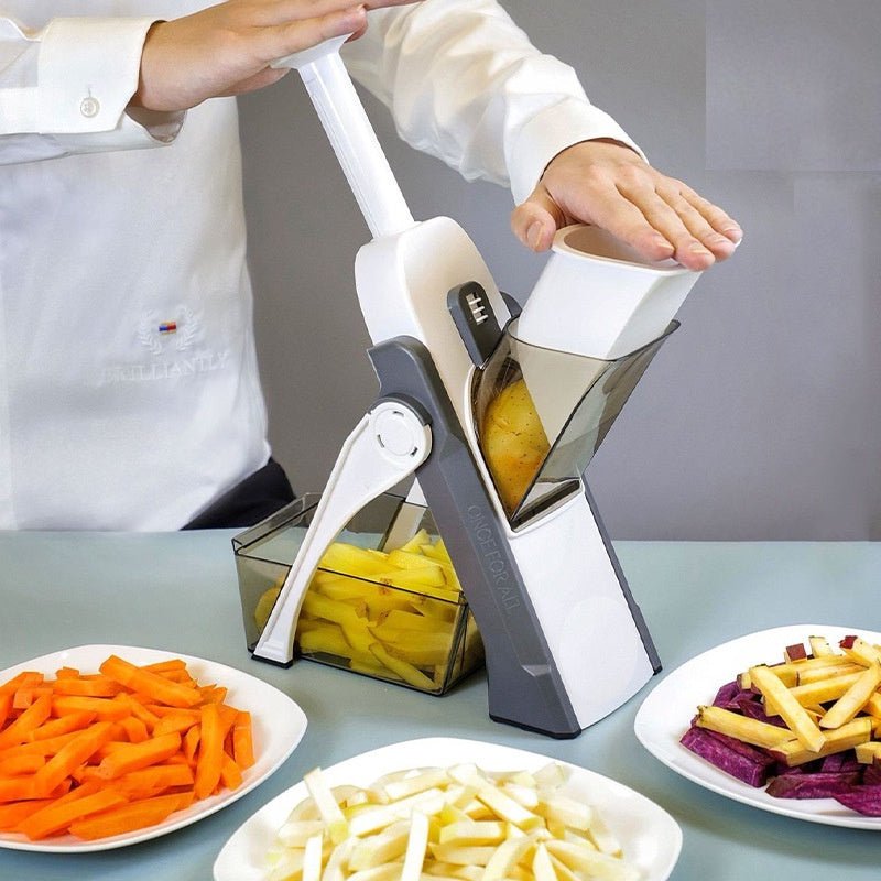 Multifuncional Food Chopper Mandoline Slicer Cortador e Fatiador - QmaraShop