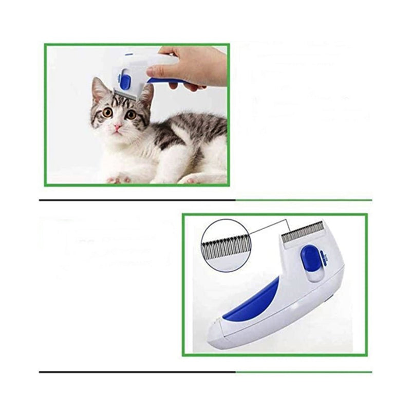 Pente Elétrico Antipulgas Carrapatos Piolhos Para Cães Gatos - QmaraShop