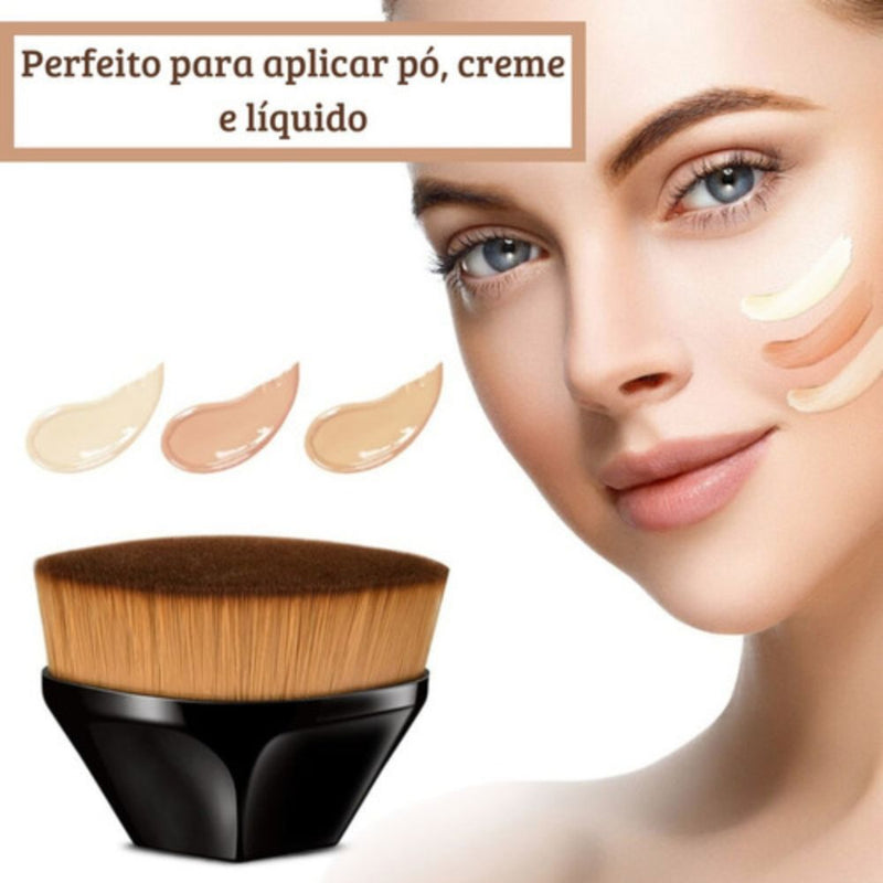 Pincel Hexagonal Base Maquiagem Tiktok Flawless Brush - QmaraShop